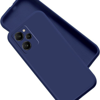 Θήκη Πλάτης Σιλικόνης Soft για Xiaomi Poco X5 Pro - Χρώμα: Σκούρο Μπλε