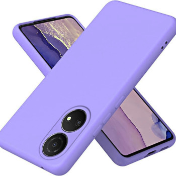 Θήκη Πλάτης Σιλικόνης Soft για Honor X7 - Χρώμα: Λιλά