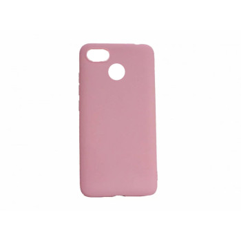 Θήκη Πλάτης Σιλικόνης Απλή για Xiaomi Redmi 6 - Χρώμα: Ρόζ