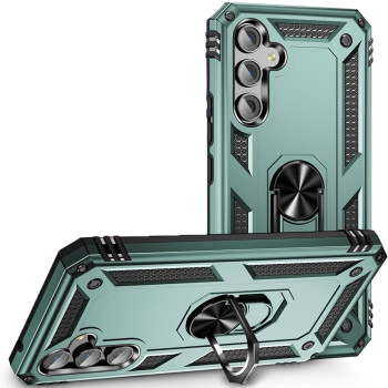 Σκληρή Θήκη Πλάτης Armor με Βάση Στήριξης για Samsung Galaxy A54 - Χρώμα: Σκούρο Πράσινο Σκληρή Θήκη Πλάτης Armor με Βάση Στήριξης για Samsung Galaxy A54 - Χρώμα: Σκούρο Πράσινο