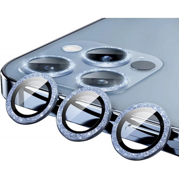 Τζαμάκι Προστασίας Κάμερας Glitter για iPhone 14 Pro / Pro Max - Χρώμα: Απαλό Μπλε Τζαμάκι Προστασίας Κάμερας Glitter για iPhone 14 Pro / Pro Max - Χρώμα: Απαλό Μπλε