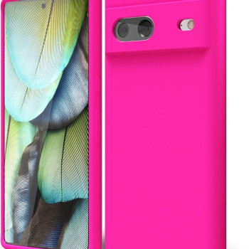 Θήκη Πλάτης Σιλικόνης Soft για Google Pixel 7 - Χρώμα: Φούξια