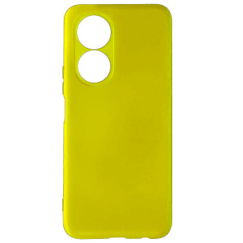 Θήκη Πλάτης Σιλικόνης Soft για Honor X7 - Χρώμα: Κίτρινο