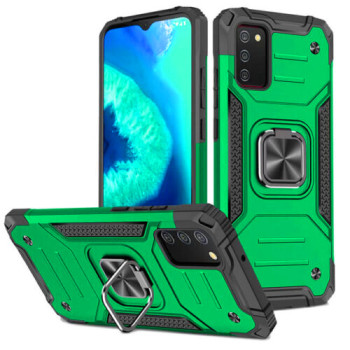 Σκληρή Θήκη Πλάτης Armor New με Βάση Στήριξης για Samsung Galaxy A23 5G - Χρώμα: Πράσινο Σκληρή Θήκη Πλάτης Armor New με Βάση Στήριξης για Samsung Galaxy A23 5G - Χρώμα: Πράσινο