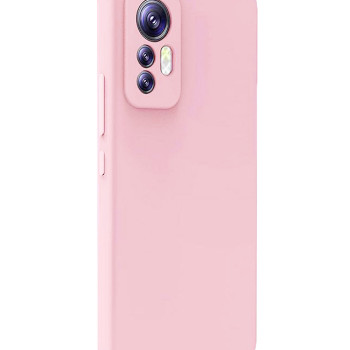 Θήκη Πλάτης Σιλικόνης Απλή για Xiaomi Mi 12 Lite - Χρώμα: Ρόζ