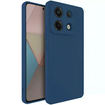 Θήκη Πλάτης Σιλικόνης Απλή για Xiaomi Redmi Note 13 Pro 4G - Χρώμα: Σκούρο Μπλέ Θήκη Πλάτης Σιλικόνης Απλή για Xiaomi Redmi Note 13 Pro 4G - Χρώμα: Σκούρο Μπλέ