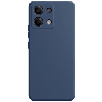 Θήκη Πλάτης Σιλικόνης Soft για Xiaomi Redmi Note 13 5G - Χρώμα: Σκούρο Μπλε