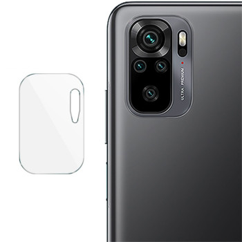 Full Glue Full Cover Full Glue Tζαμάκι Προστασίας Πίσω Κάμερας για Xiaomi Redmi Note 10 4G - Χρώμα: Διάφανο