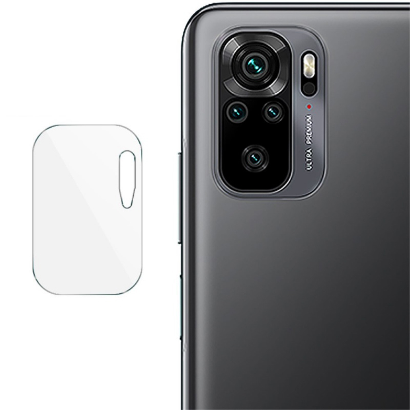 Full Glue Full Cover Full Glue Tζαμάκι Προστασίας Πίσω Κάμερας για Xiaomi Redmi Note 10 4G - Χρώμα: Διάφανο