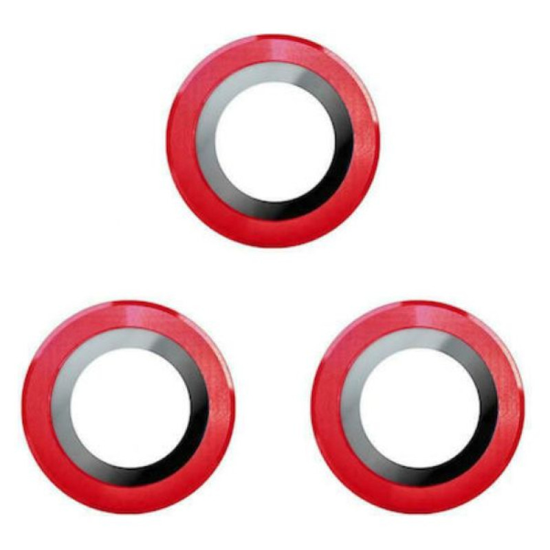 Full Glue Tζαμάκι Προστασίας Πίσω Κάμερας με Μεταλλικό Πλαίσιο για Apple iPhone 13 Pro/13 Pro Max - Χρώμα: Κόκκινο Full Glue Tζαμάκι Προστασίας Πίσω Κάμερας με Μεταλλικό Πλαίσιο για Apple iPhone 13 Pro/13 Pro Max - Χρώμα: Κόκκινο