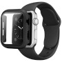 Θήκη με Λουράκι Σιλικόνης για Smart Watch Apple 42/44mm - Χρώμα: Μαύρο