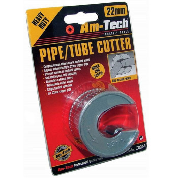 AM-TECH C0265 Κόφτης Χαλκοσωλήνων 22mm - Χρώμα: Ασημί AM-TECH C0265 Κόφτης Χαλκοσωλήνων 22mm - Χρώμα: Ασημί