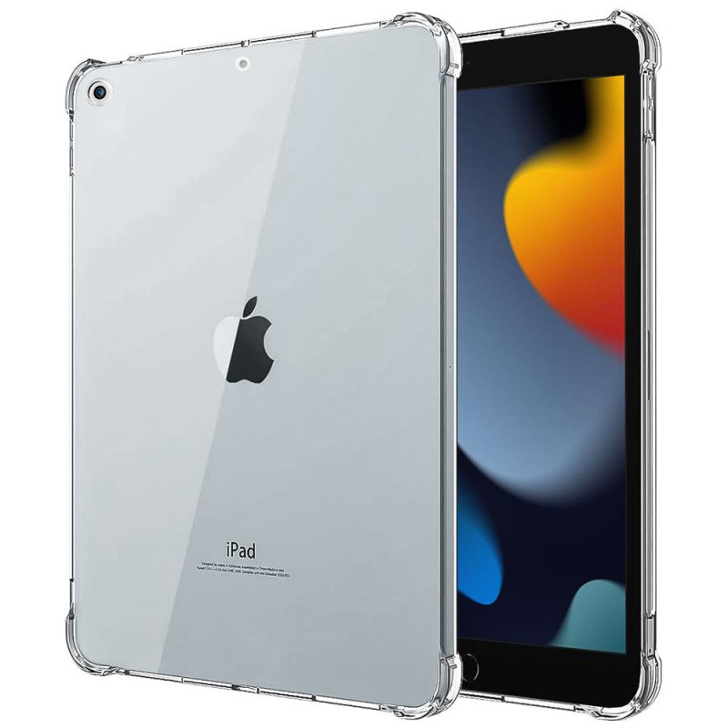 Θήκη Πλάτης Σιλικόνης Anti Shock για Apple iPad 10.2'' / 10.5'' 2019 - Χρώμα: Διάφανο