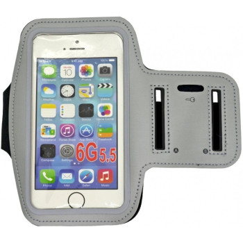 Universal Θήκη Μπράτσου για Κινητά 5.5" - Χρώμα: Γκρι