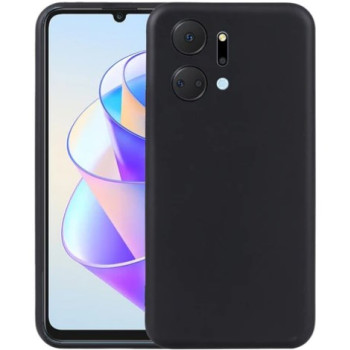 Θήκη Πλάτης Σιλικόνης Soft για Honor X7A - Χρώμα: Μαύρο