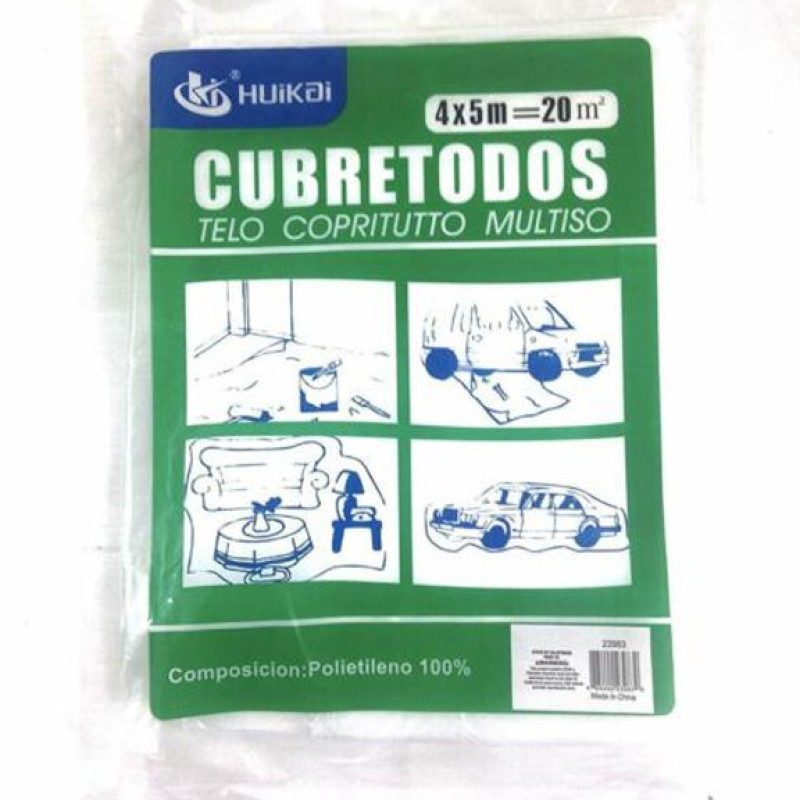 Πλαστικό Νάυλον Κάλυμμα Προστασίας 4x5m=20m HK103