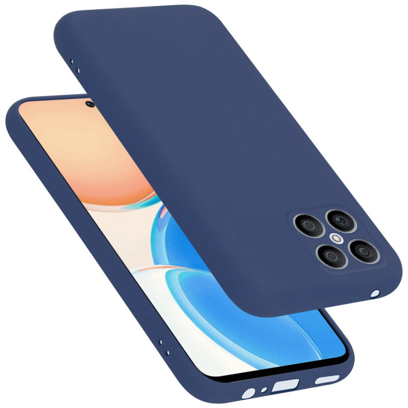 Θήκη Πλάτης Σιλικόνης Soft για Honor X8 - Χρώμα: Σκούρο Μπλε