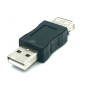 Μετατροπέας USB-A Female σε USB-A Male - Χρώμα: Μαύρο