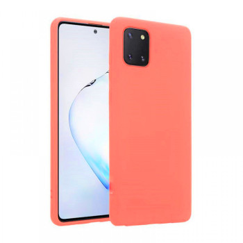 Θήκη Πλάτης Σιλικόνης Απλή για Samsung Galaxy Note 10 Plus - Χρώμα: Πορτοκαλί Θήκη Πλάτης Σιλικόνης Απλή για Samsung Galaxy Note 10 Plus - Χρώμα: Πορτοκαλί