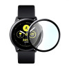 SmartWatch Screen Protector Full Glue Tempered Glass for Samsung Galaxy Watch Active 2 44mm - Color: Black