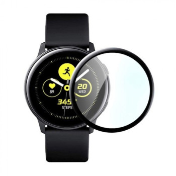 Full Cover Full Glue Tζαμάκι Προστασίας Οθόνης Ρολογίου για Samsung Galaxy Watch Active 2 44mm - Χρώμα: Μαύρο Full Cover Full Glue Tζαμάκι Προστασίας Οθόνης Ρολογίου για Samsung Galaxy Watch Active 2 44mm - Χρώμα: Μαύρο
