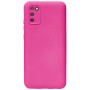 Θήκη Πλάτης Σιλικόνης Soft για Samsung Galaxy A02S - Χρώμα: Φούξια