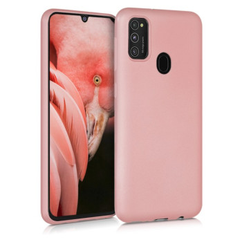 Θήκη Πλάτης Σιλικόνης Απλή για Samsung Galaxy M21/M30S - Χρώμα: Ρόζ Θήκη Πλάτης Σιλικόνης Απλή για Samsung Galaxy M21/M30S - Χρώμα: Ρόζ