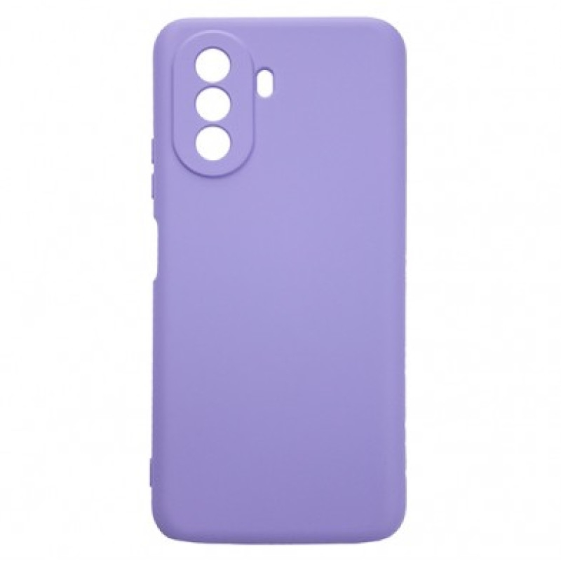 Θήκη Πλάτης Σιλικόνης Soft για Huawei Nova Y70 - Χρώμα: Λιλά