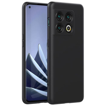Θήκη Πλάτης Σιλικόνης Soft για Oneplus 10 Pro - Χρώμα: Μαύρο