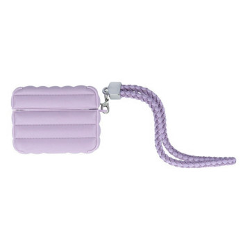 Θήκη Puffer Jacket με Λουράκι για Apple AirPods Pro - Χρώμα: Λιλά Θήκη Puffer Jacket με Λουράκι για Apple AirPods Pro - Χρώμα: Λιλά