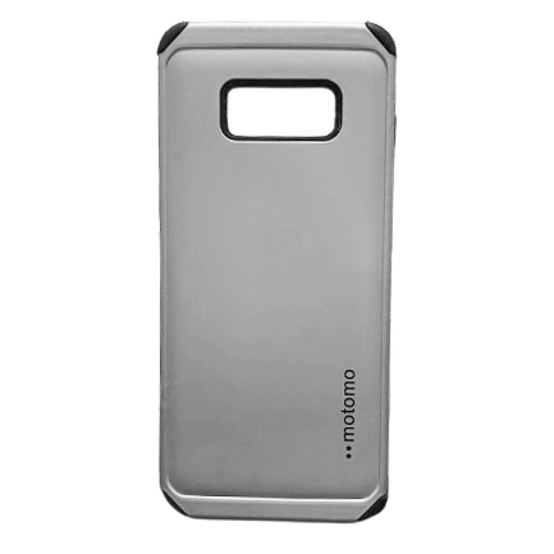 Σκληρή Θήκη Πλάτης Motomo για Samsung G950F Galaxy S8 - Χρώμα: Ασημί