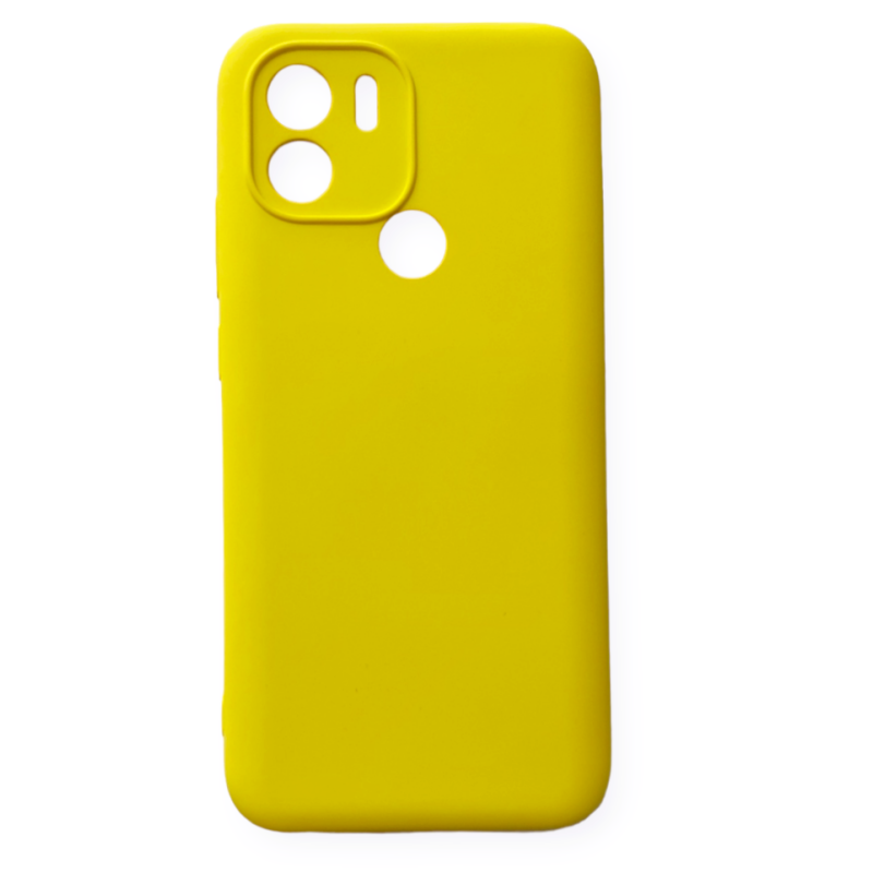 Θήκη Πλάτης Σιλικόνης Απλή για Xiaomi Redmi A1 Plus - Χρώμα: Κίτρινο