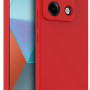 Θήκη Πλάτης Σιλικόνης Soft για Xiaomi Redmi Note 13 5G - Χρώμα: Κόκκινο