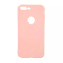 Θήκη Πλάτης Σιλικόνης Απλή για Apple iPhone 7 Plus/8 Plus - Χρώμα: Ρόζ