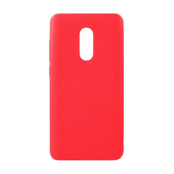 Θήκη Πλάτης Σιλικόνης Απλή για Xiaomi Redmi Note 4/Note 4X - Χρώμα: Κόκκινο