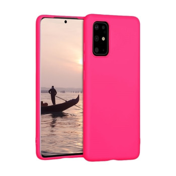 Θήκη Πλάτης Σιλικόνης Soft για Samsung Galaxy S20 Plus - Χρώμα: Φούξια