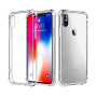 Θήκη Πλάτης Σιλικόνης Anti Shock για Apple iPhone Xs Max - Χρώμα: Διάφανο