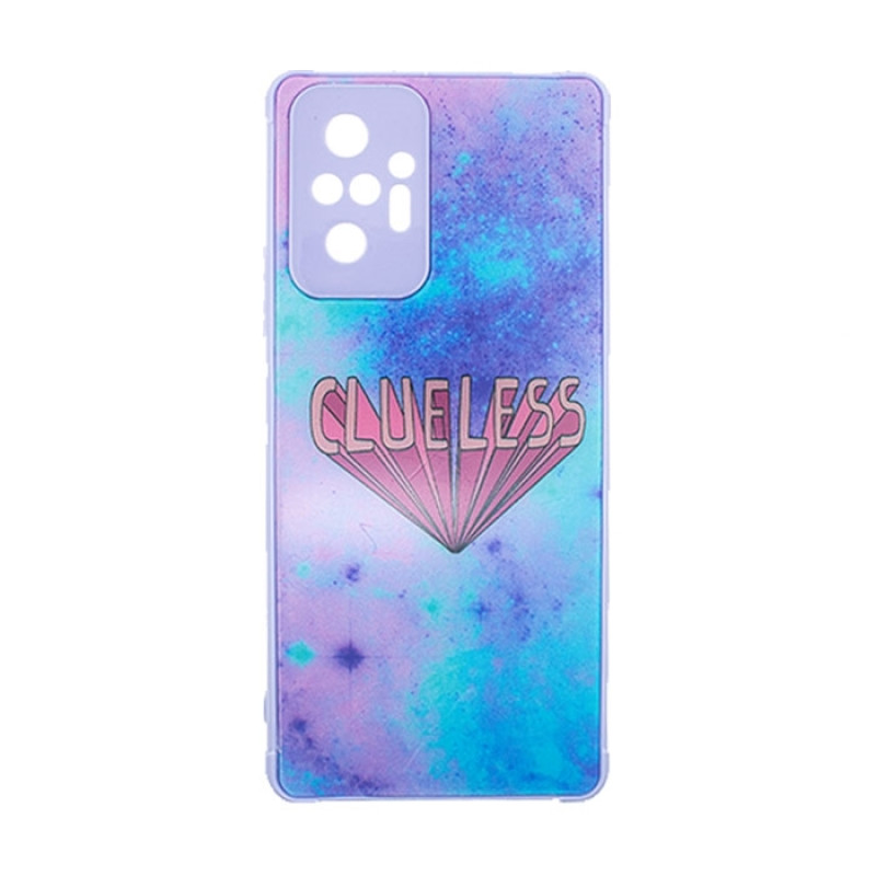 Θήκη Πλάτης Πλαστική με Σχέδιο για Xiaomi Redmi Note 10 Pro - Χρώμα: Μπλε