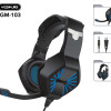 YESPLUS GM-103 Ασύρματα Bluetooth LED Gaming Ακουστικά - Χρώμα: Μαύρο