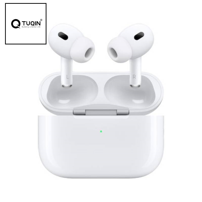 TUQIN QW25 Airpods Pro Ασύρματα Bluetooth Ακουστικά με Αντοχή στον Ιδρώτα & Θήκη Φόρτισης - Χρώμα: Λευκό