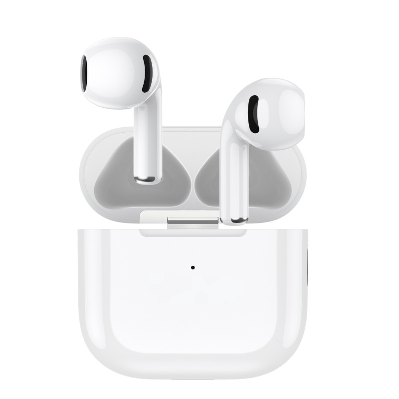 TUQIN QW19 Ασύρματα Bluetooth Ακουστικά TWS V5.4 με Θήκη Φόρτισης - Χρώμα: Λευκό