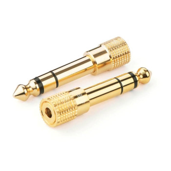 COTECi 76002 Προσαρμογέας από Αρσενικό σε Θηλυκό 6,5mm (Επιχρυσωμένος)