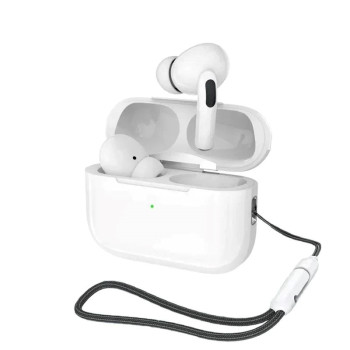 TUQIN QW27 Airpods Ασύρματα Bluetooth Ακουστικά με Αντοχή στον Ιδρώτα & Θήκη Φόρτισης - Χρώμα: Λευκό
