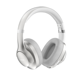 VIDVIE BBH2113 Ασύρματα Bluetooth / Ενσύρματα On Ear Ακουστικά με ANC & 40 Ώρες Λειτουργίας - Χρώμα: Ασημί