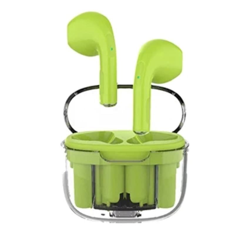 LOL AP01 Ασύρματα Bluetooth Ακουστικά Με Θήκη Φόρτισης True Wireless Stereo Earbuds - Χρώμα: Πράσινο