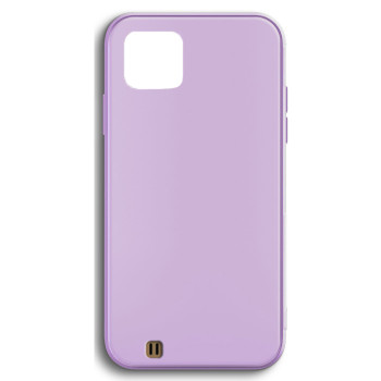 Θήκη Πλάτης Σιλικόνης Απλή για Realme C11 2021 - Χρώμα: Λιλά
