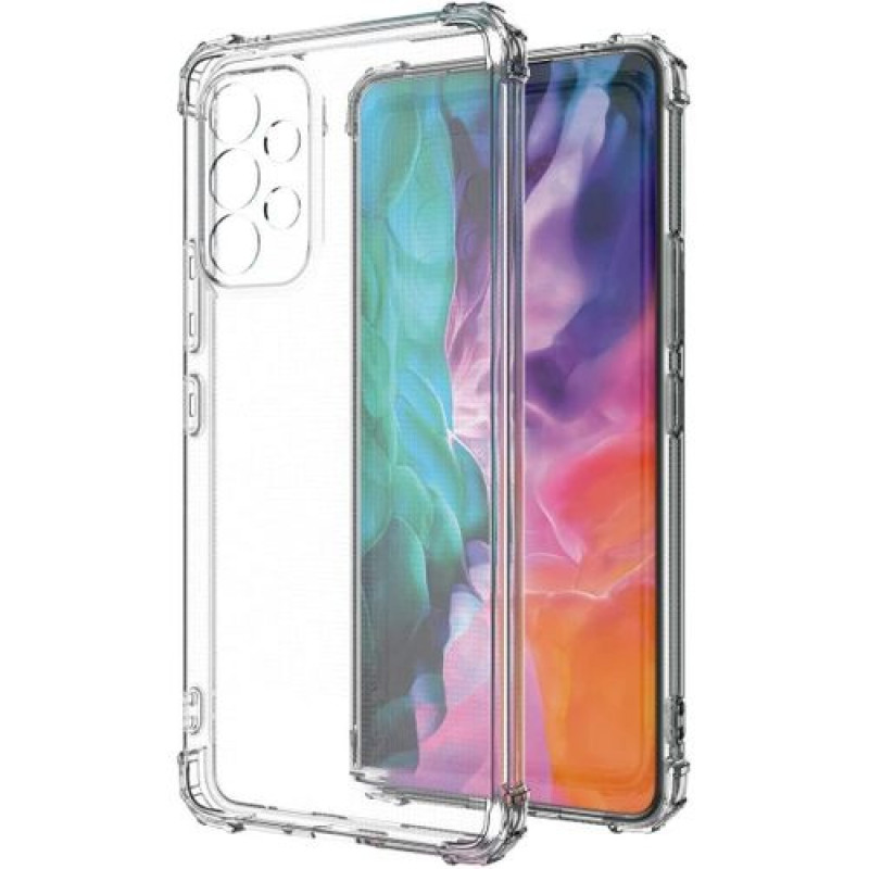 Θήκη Πλάτης Σιλικόνης Anti Shock για Samsung Galaxy A53 5G - Χρώμα: Διάφανο