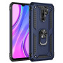 Σκληρή Θήκη Πλάτης Armor με Βάση Στήριξης για Xiaomi Redmi 9 - Χρώμα: Σκούρο Μπλέ