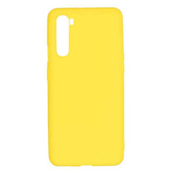 Θήκη Πλάτης Σιλικόνης Soft για Oneplus Nord 5G - Χρώμα: Κίτρινο