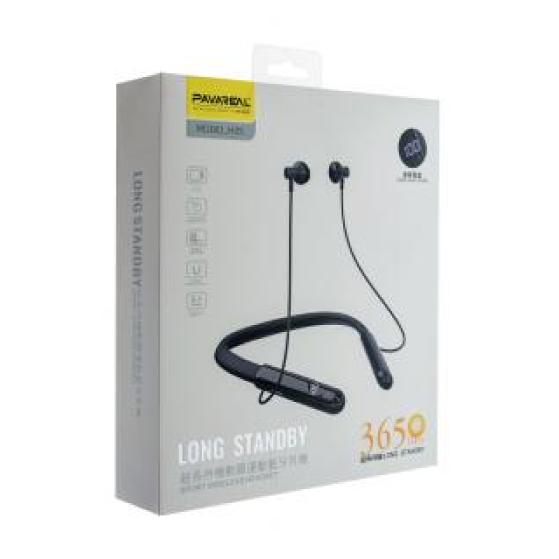 PAVAREAL H05 In-ear Bluetooth V5.1 Handsfree Ακουστικά με TF Card & Αντοχή στον Ιδρώτα - Χρώμα: Μαύρο